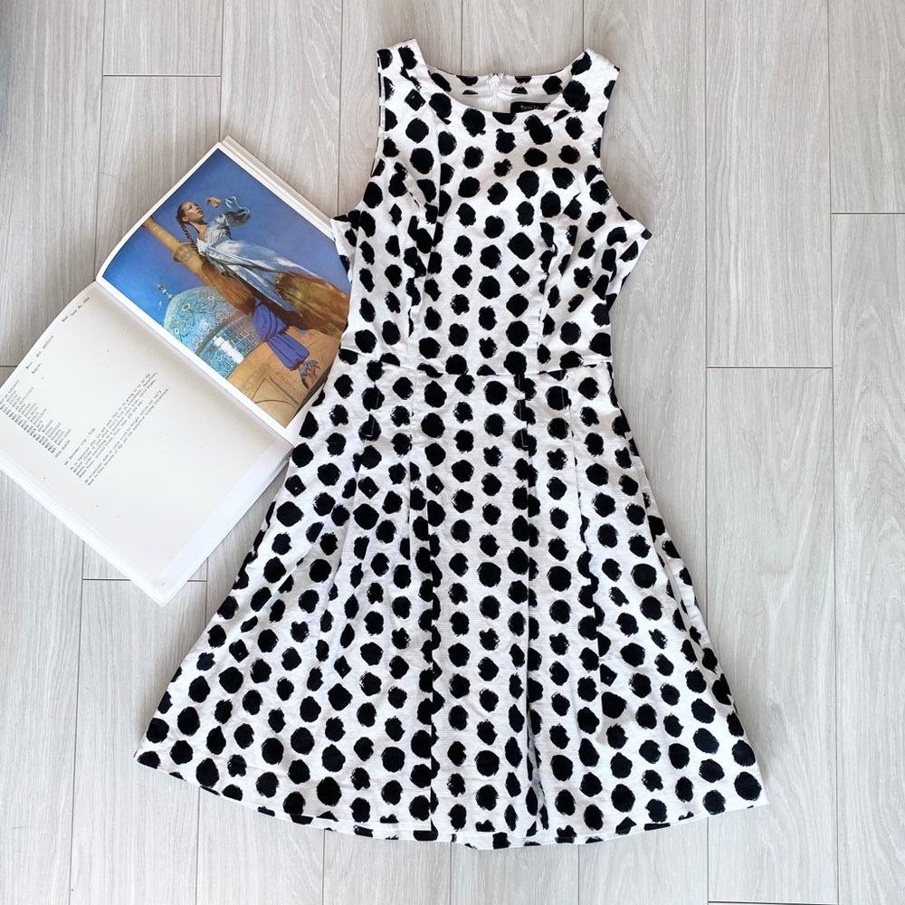 Printed A-line Dress